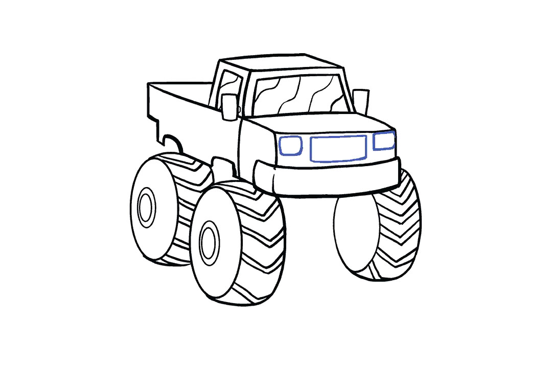 如何画怪物卡车-图15