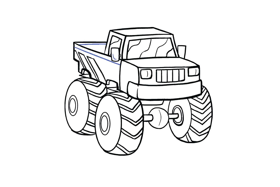 如何画怪物卡车-图19