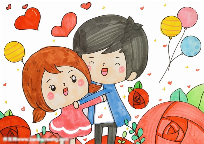 以七夕为主题的画