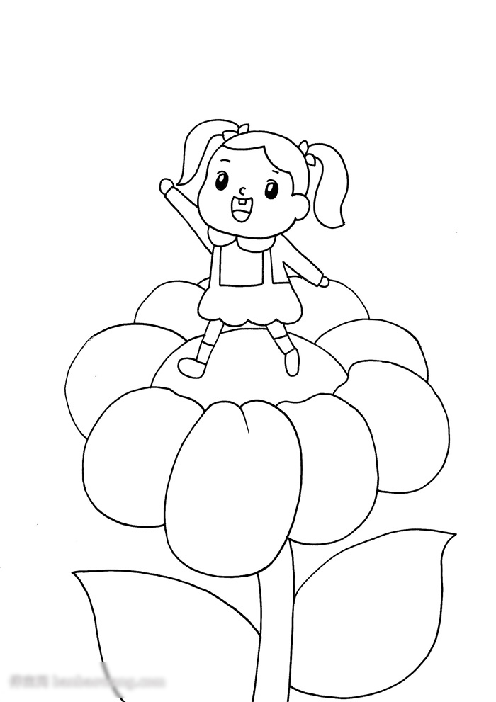 六一儿童节绘画作品-图1