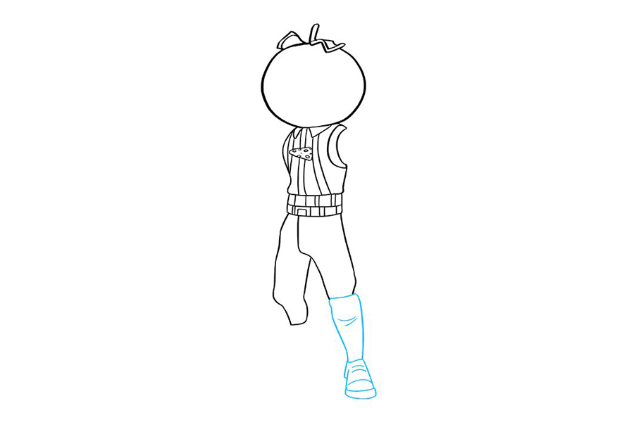 堡垒之夜 南瓜头怎么画-图5