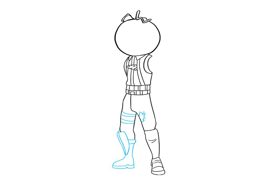 堡垒之夜 南瓜头怎么画-图6