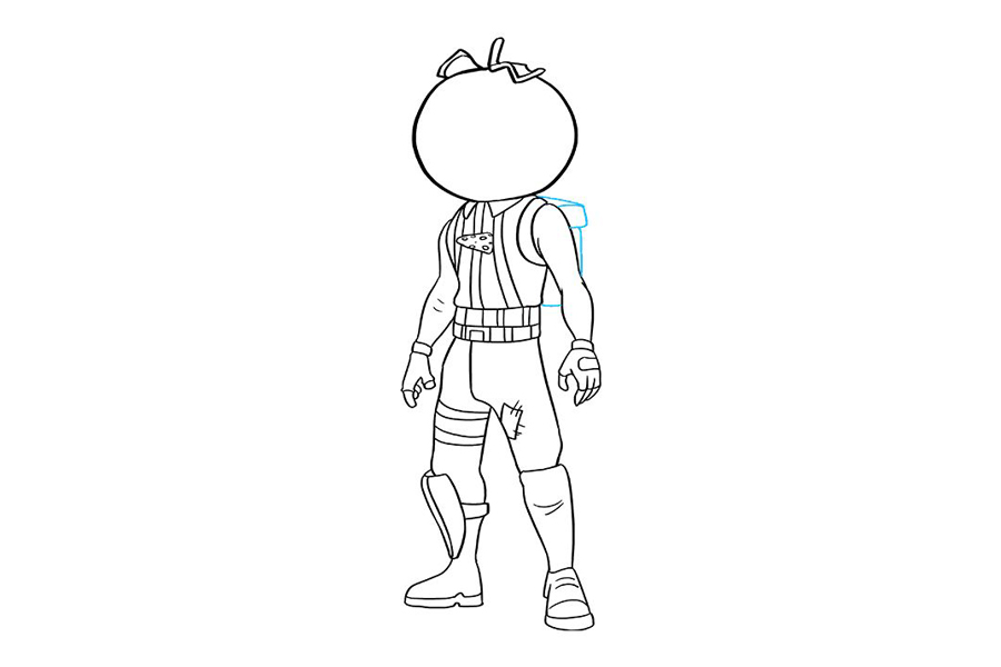 堡垒之夜 南瓜头怎么画-图8