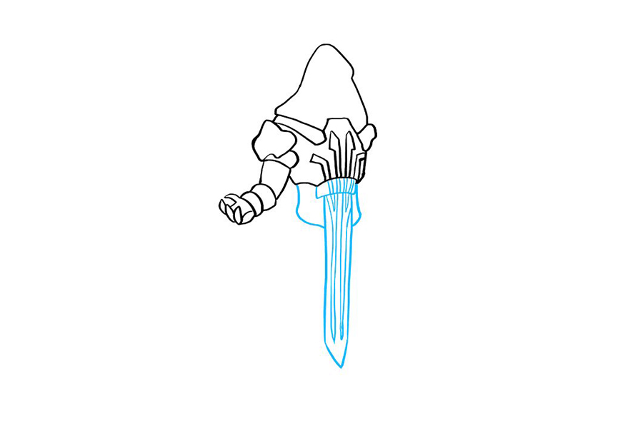 堡垒之夜 冰邪魔怎么画-图5