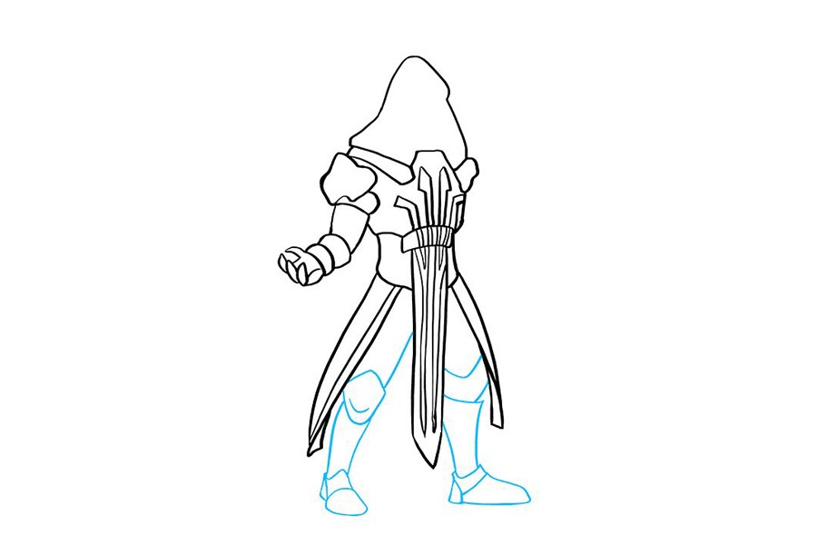 堡垒之夜 冰邪魔怎么画-图7