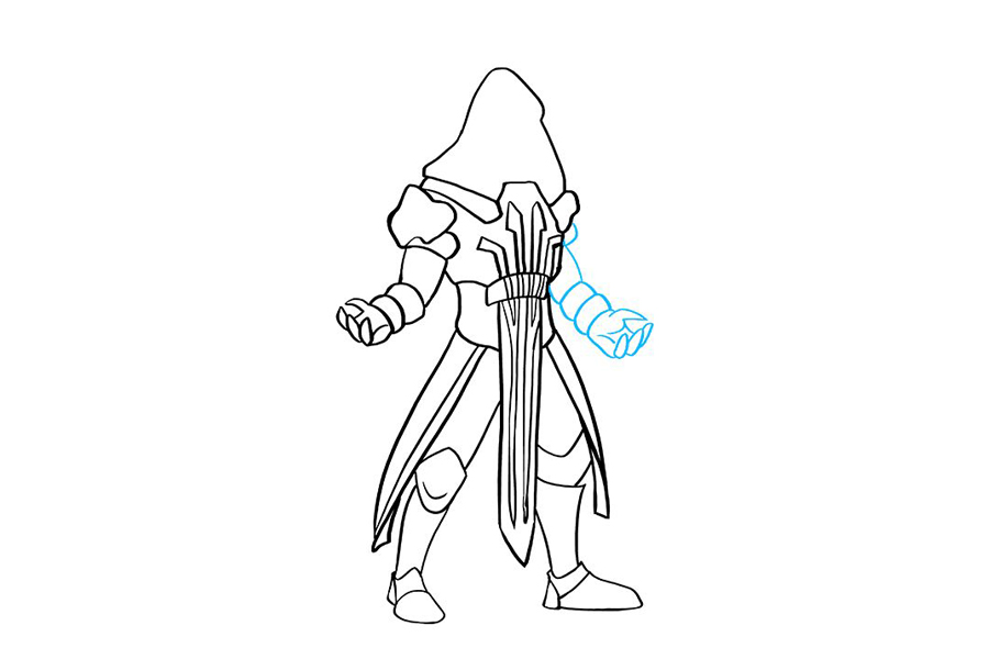 堡垒之夜 冰邪魔怎么画-图8