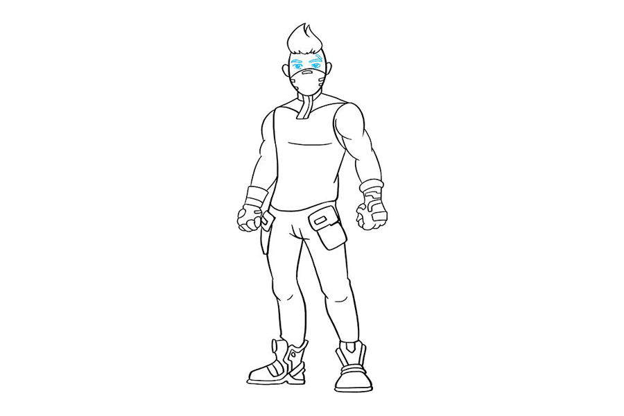 堡垒之夜 漂移怎么画-图9