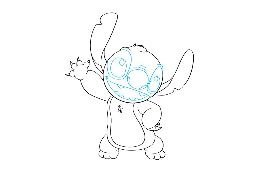 星际宝贝 史迪仔怎么画-图9