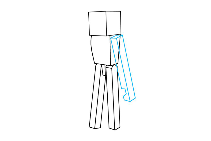 我的世界 末影人怎么画-图5