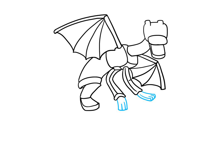 我的世界 末影龙怎么画-图6