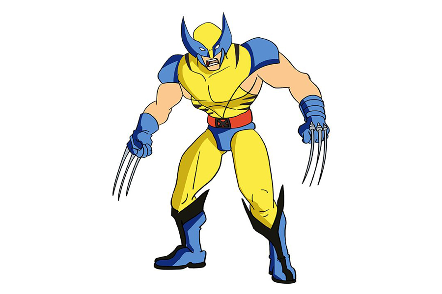 X战警 狼獾怎么画-图10