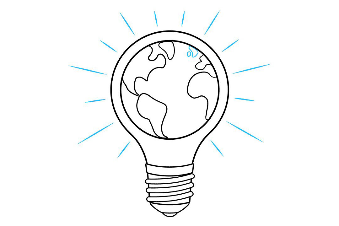 地球一小时儿童绘画教程-图9