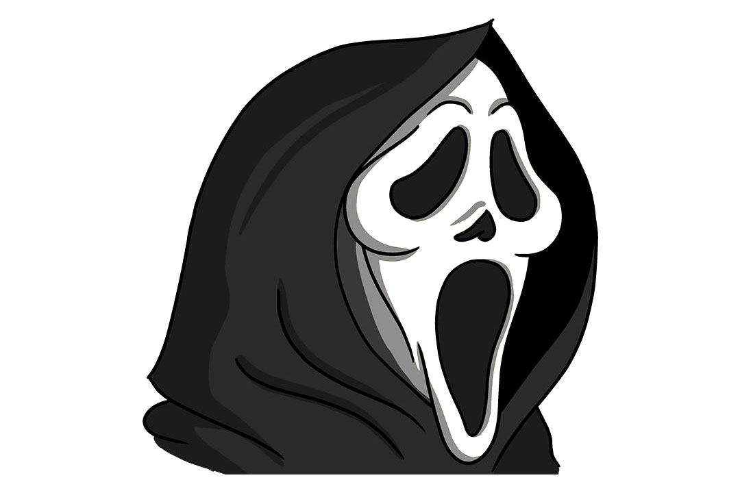 死神头像怎么画