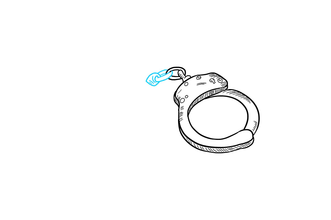 手铐怎么画-图7