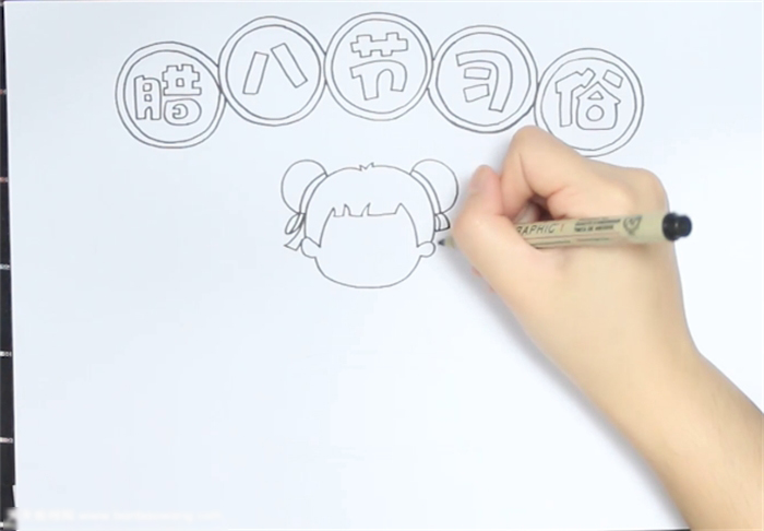 腊八节的习俗手抄报怎么画-图1