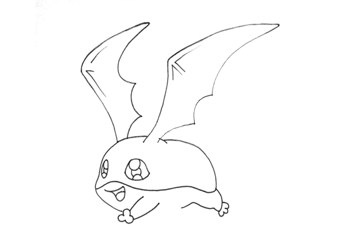 巴达兽简笔画-图2