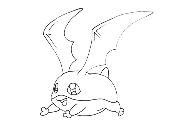 巴达兽简笔画-图3