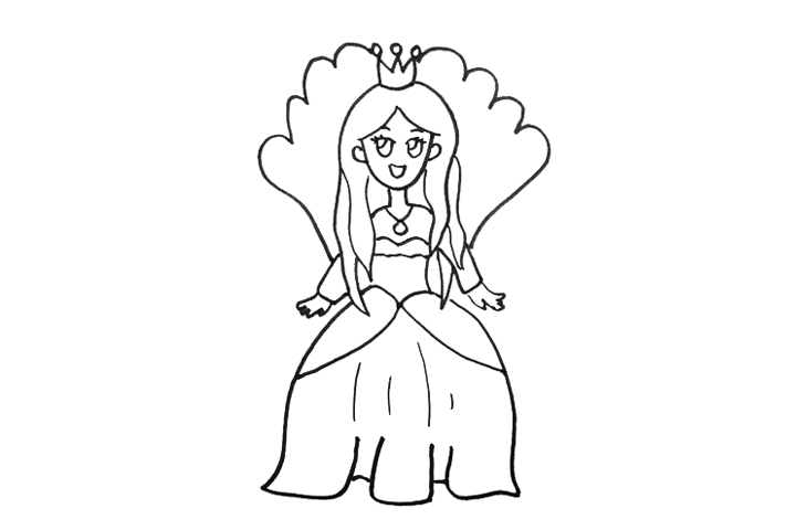 芭比公主怎么画-图3