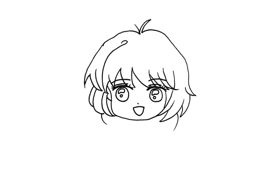 百变小樱怎么画-图2