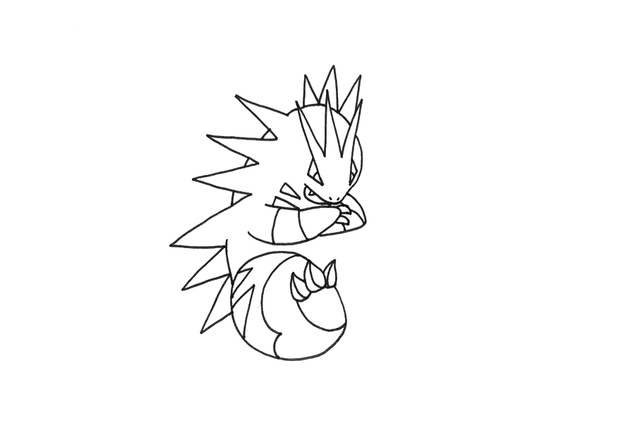 班吉拉怎么画-图2