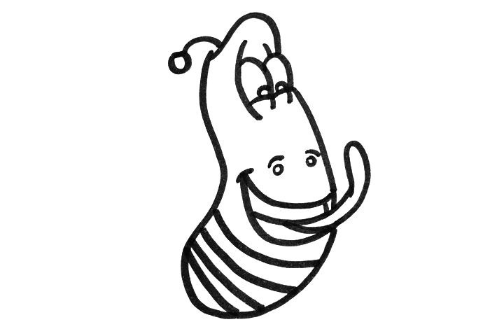 爆笑虫子怎么画-图3