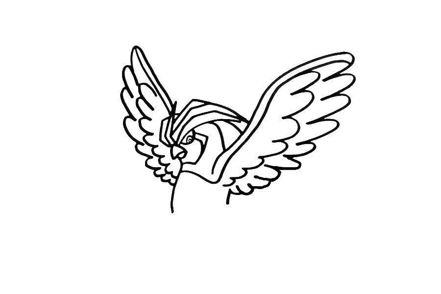 精灵宝可梦 比比鸟怎么画-图2