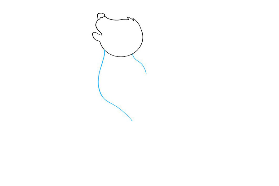 如何画狼宝宝-图4