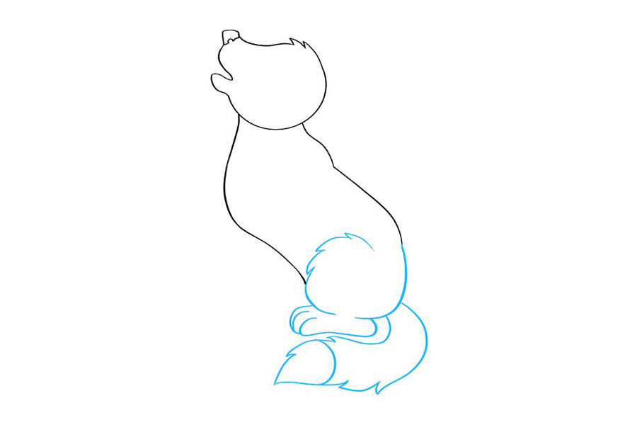如何画狼宝宝-图6