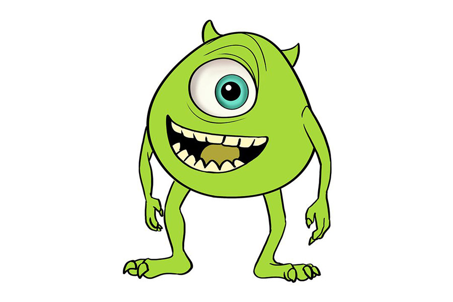 怪兽电力公司 大眼仔怎么画