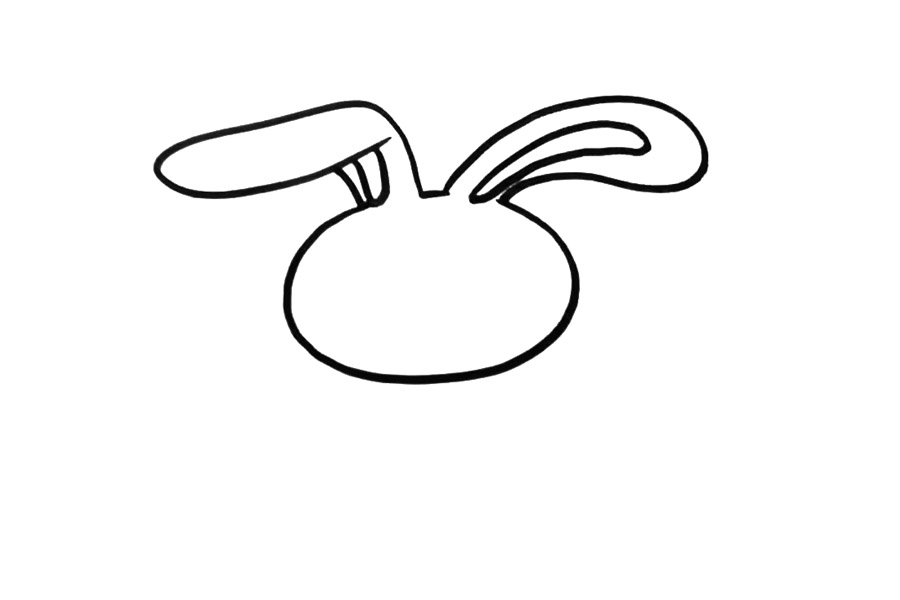 拔萝卜的小兔子怎么画-图2