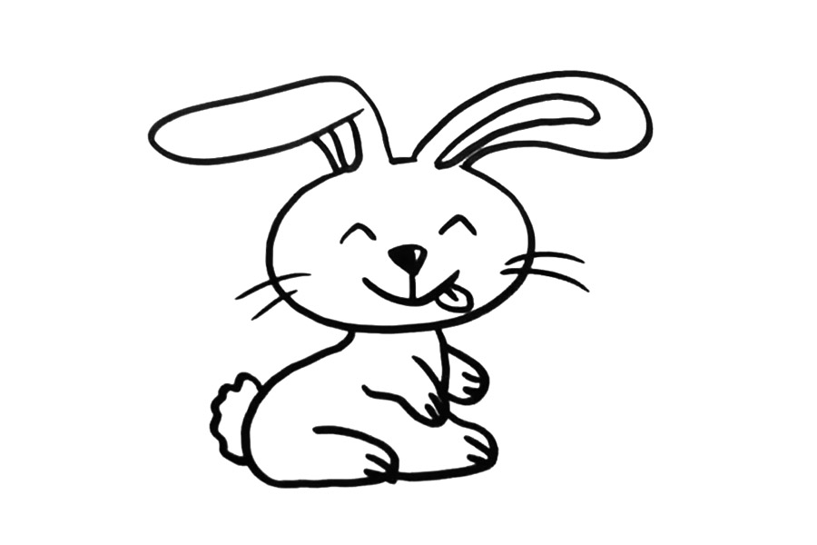 拔萝卜的小兔子怎么画-图4