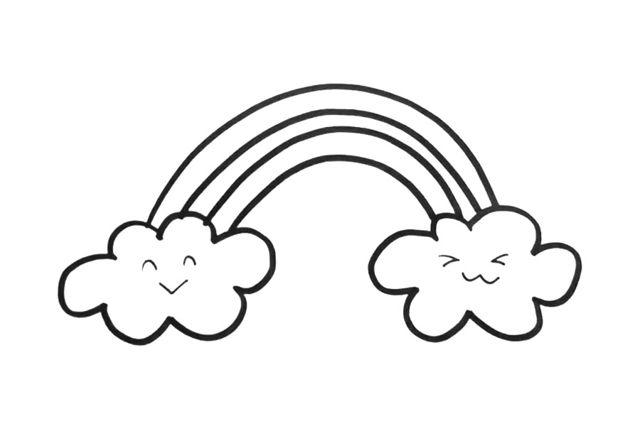 可爱彩虹怎么画-图3