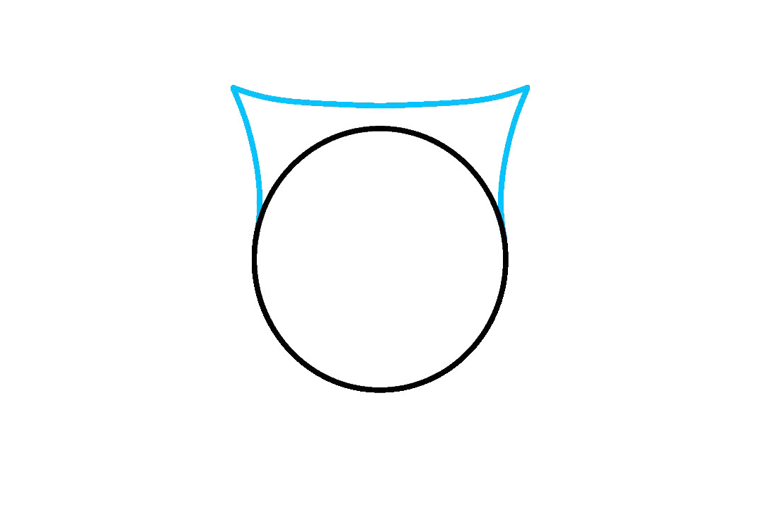 卡通猫头鹰怎么画-图2