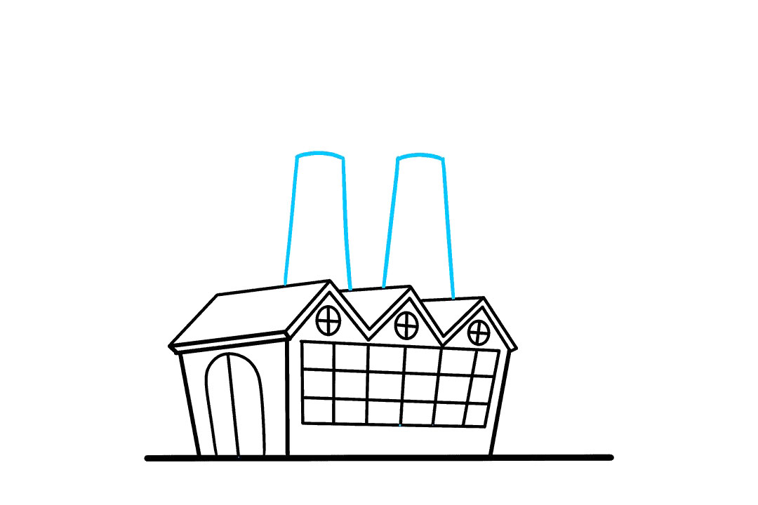 排废气的工厂怎么画-图6