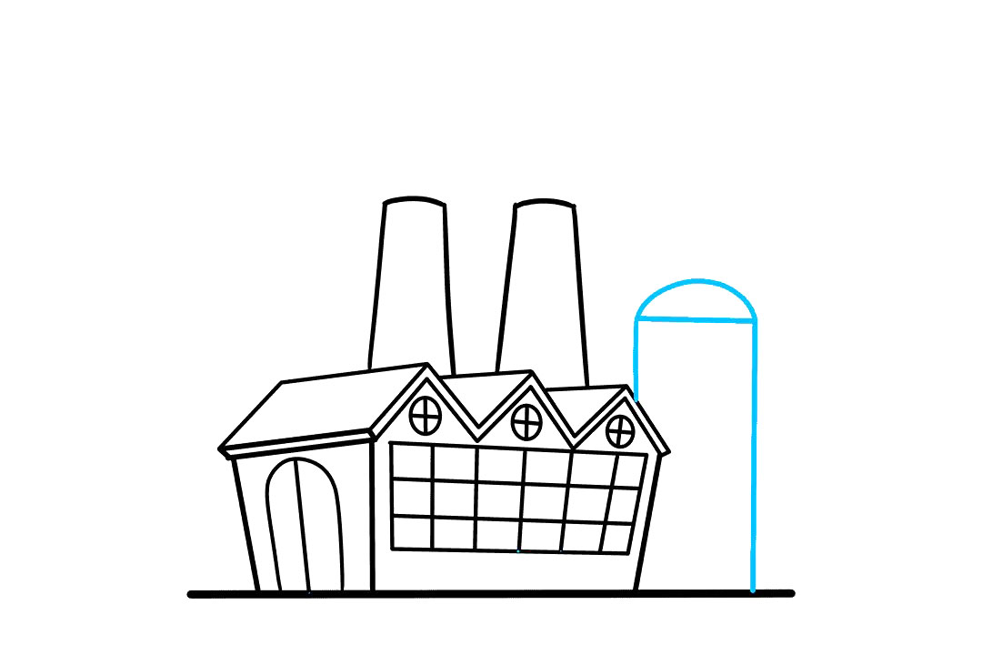 排废气的工厂怎么画-图7