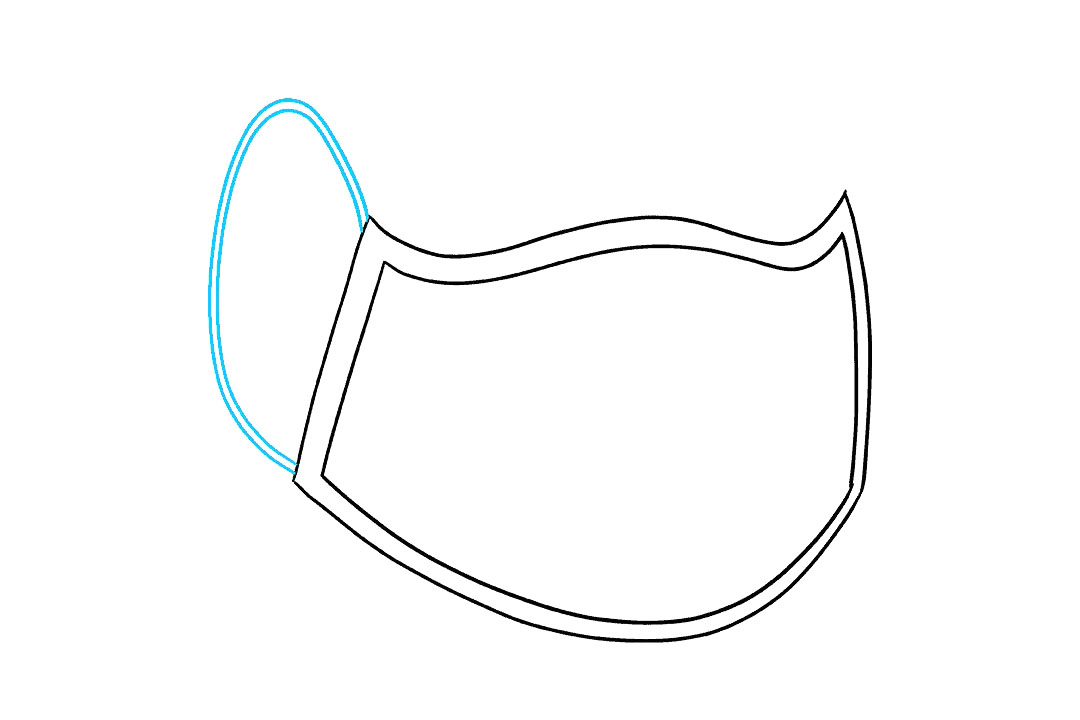 卡通儿童口罩怎么画-图5