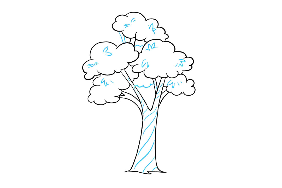 如何画复活节彩蛋树-图6