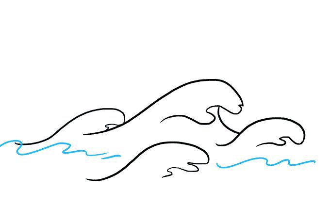 海浪怎么画-图8