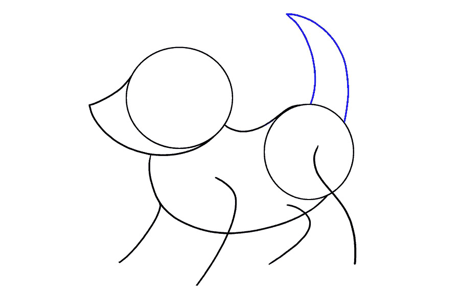 画可爱小狗的详细步骤-图6