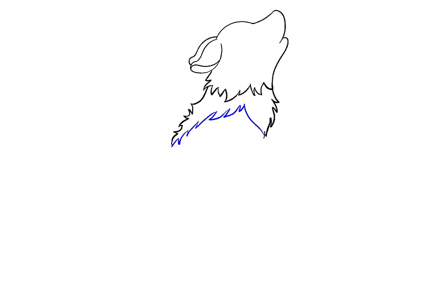 可爱小狼怎么画-图9