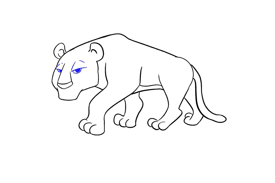 大老虎怎么画-图16