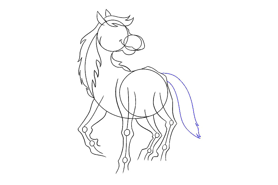 马怎么画-图11