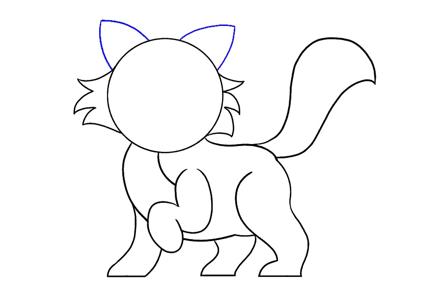 可爱小猫画法详细步骤-图10