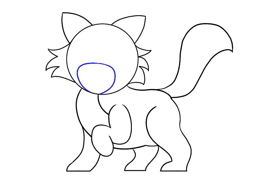 可爱小猫画法详细步骤-图11
