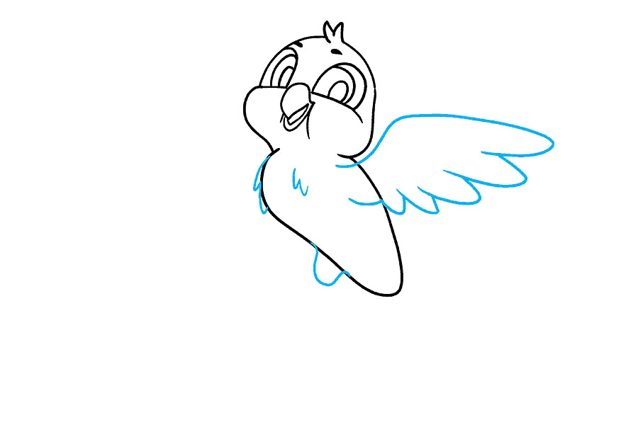 可爱小鸟怎么画-图6