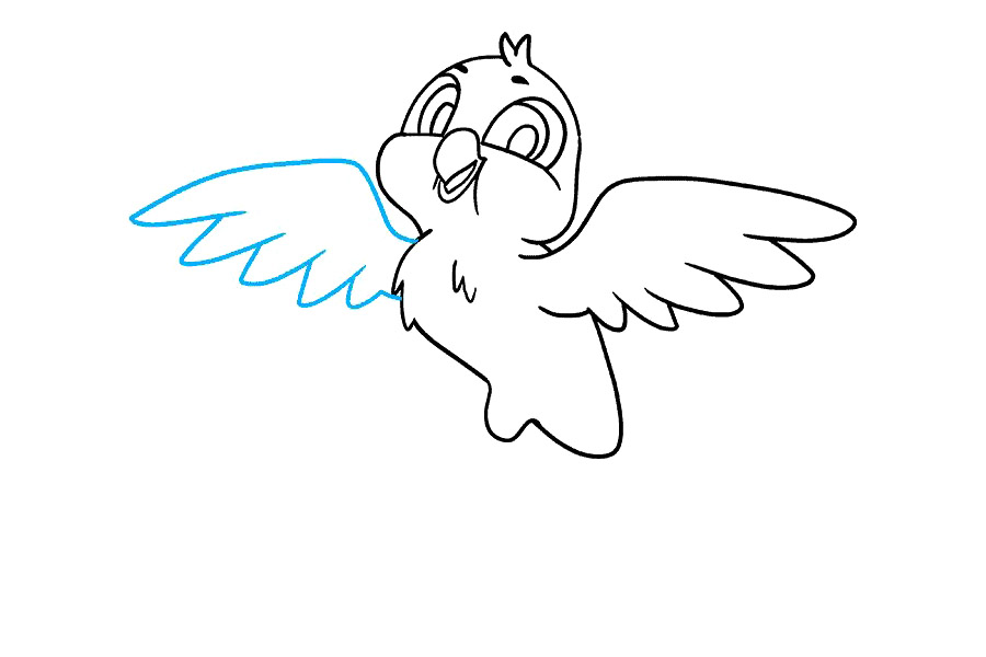 可爱小鸟怎么画-图7