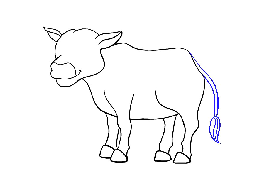画奶牛的详细步骤图解-图16