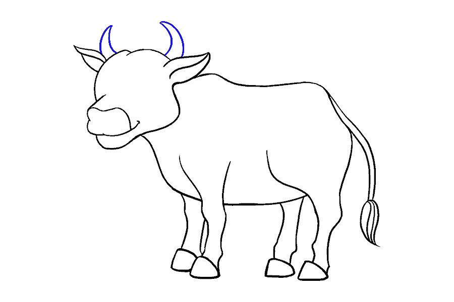 画奶牛的详细步骤图解-图17