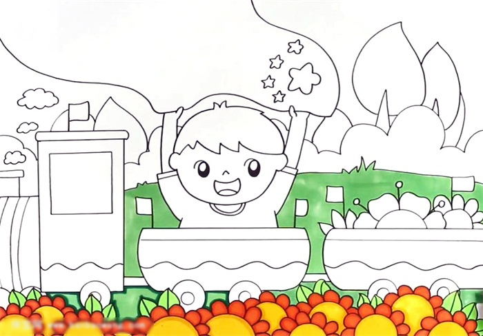 寻找祖国成长足迹的画-图3