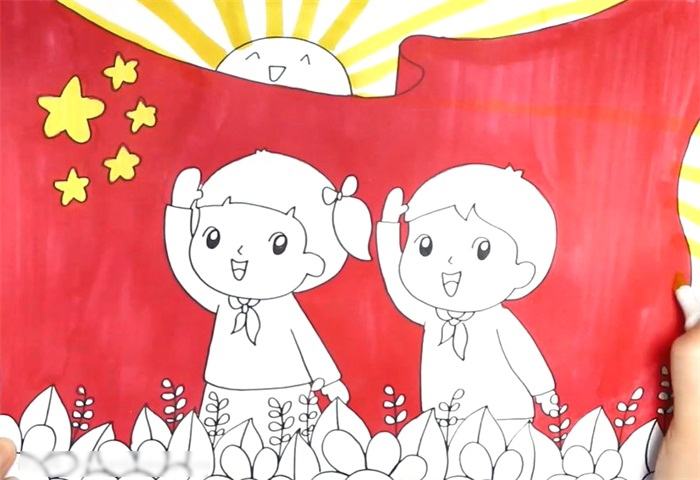 勿忘国耻的画怎么画-图3